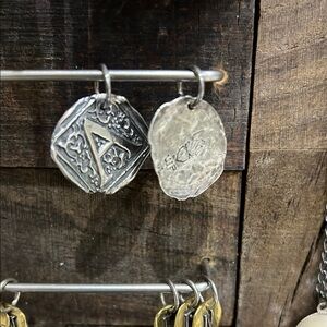 Waxing Poetic Square Insignia Charms “A”